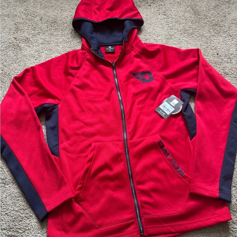 #6 (NWT) DAYTON FLYERS HOODIE FULL ZIP UP. - Picture 10 of 12
